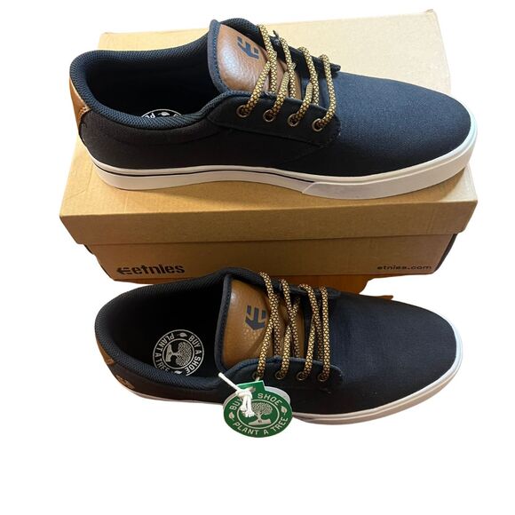 Ethnies Jamison 2 Eco Mens Shoes Size 10 Skater Boat Bellows Tongue Earthy Tree - Picture 6 of 15